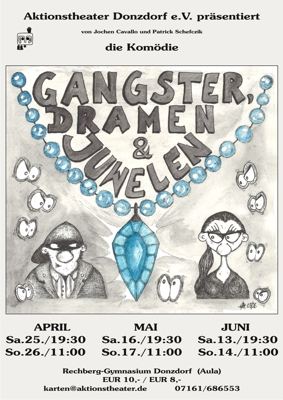plakat Gangster, Dramen & Juwelen